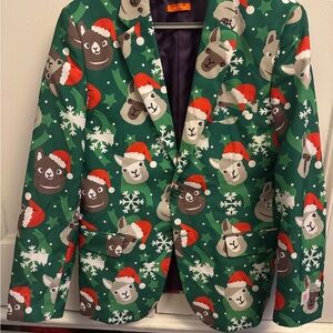 OppoSuits Christmas Llama Blazer